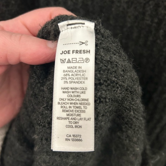 Joe Fresh, Cozy Two-Tone Hooded Sweater, Sz 3XL - Picture 8 of 9